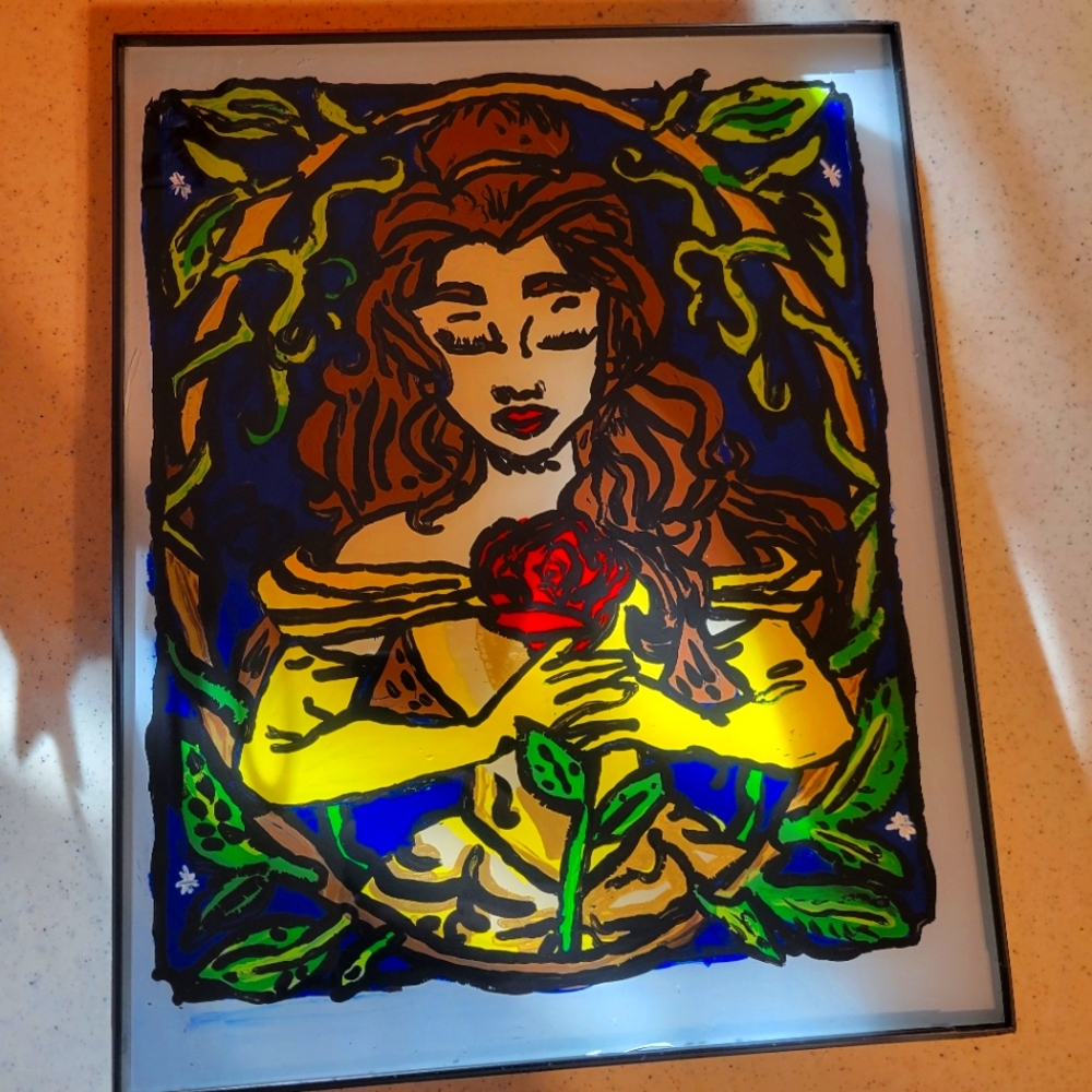 Glass panting